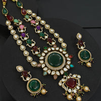 Royal Radiance  Moissanite Kundan Set-Mivanaa