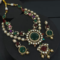 Royal Radiance  Moissanite Kundan Set-Mivanaa