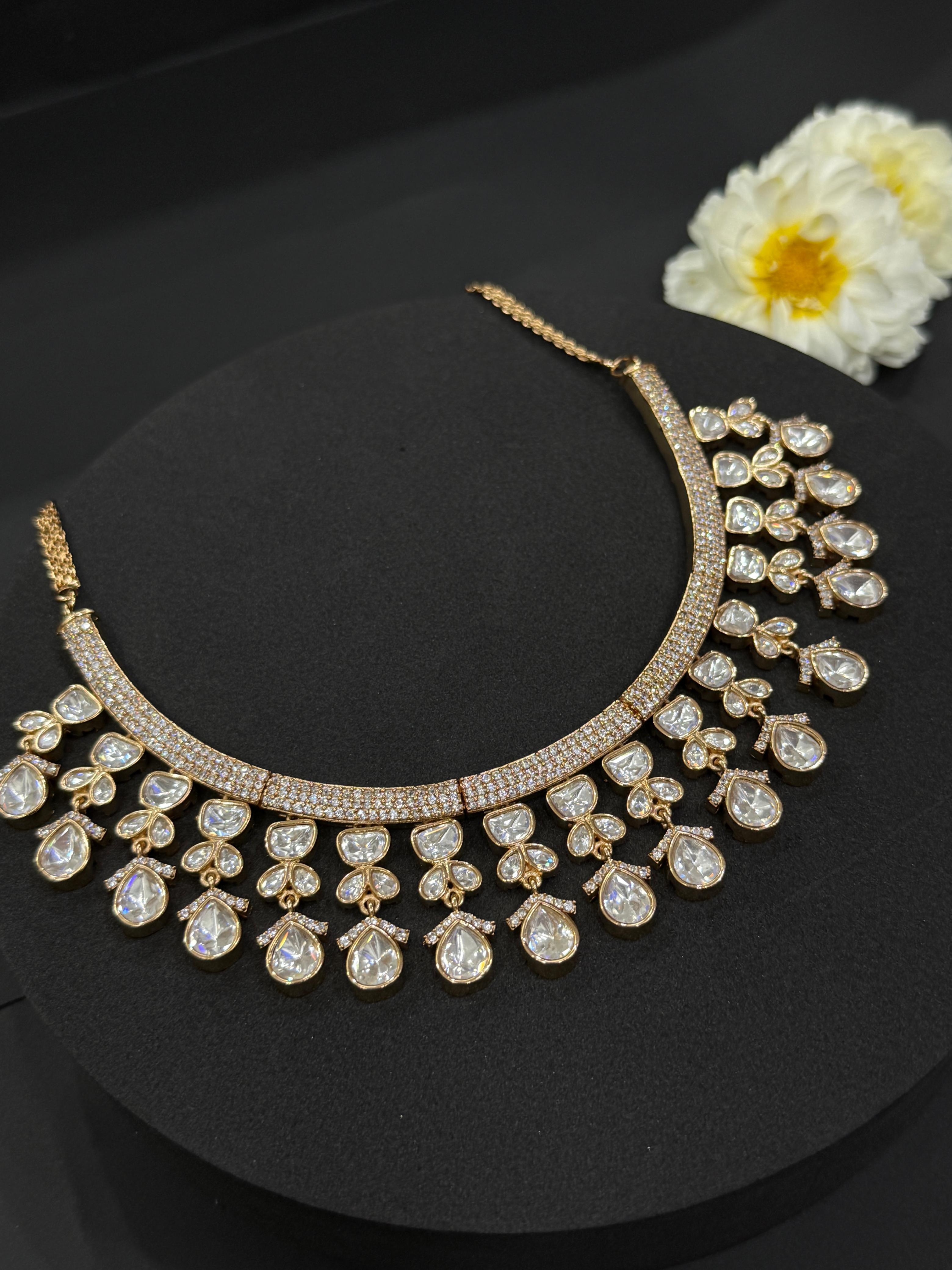 Eternal Glow Polki Necklace Se-Mivanaa