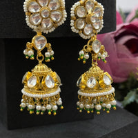 Handcrafted Pacchi Kundan-Mivanaa