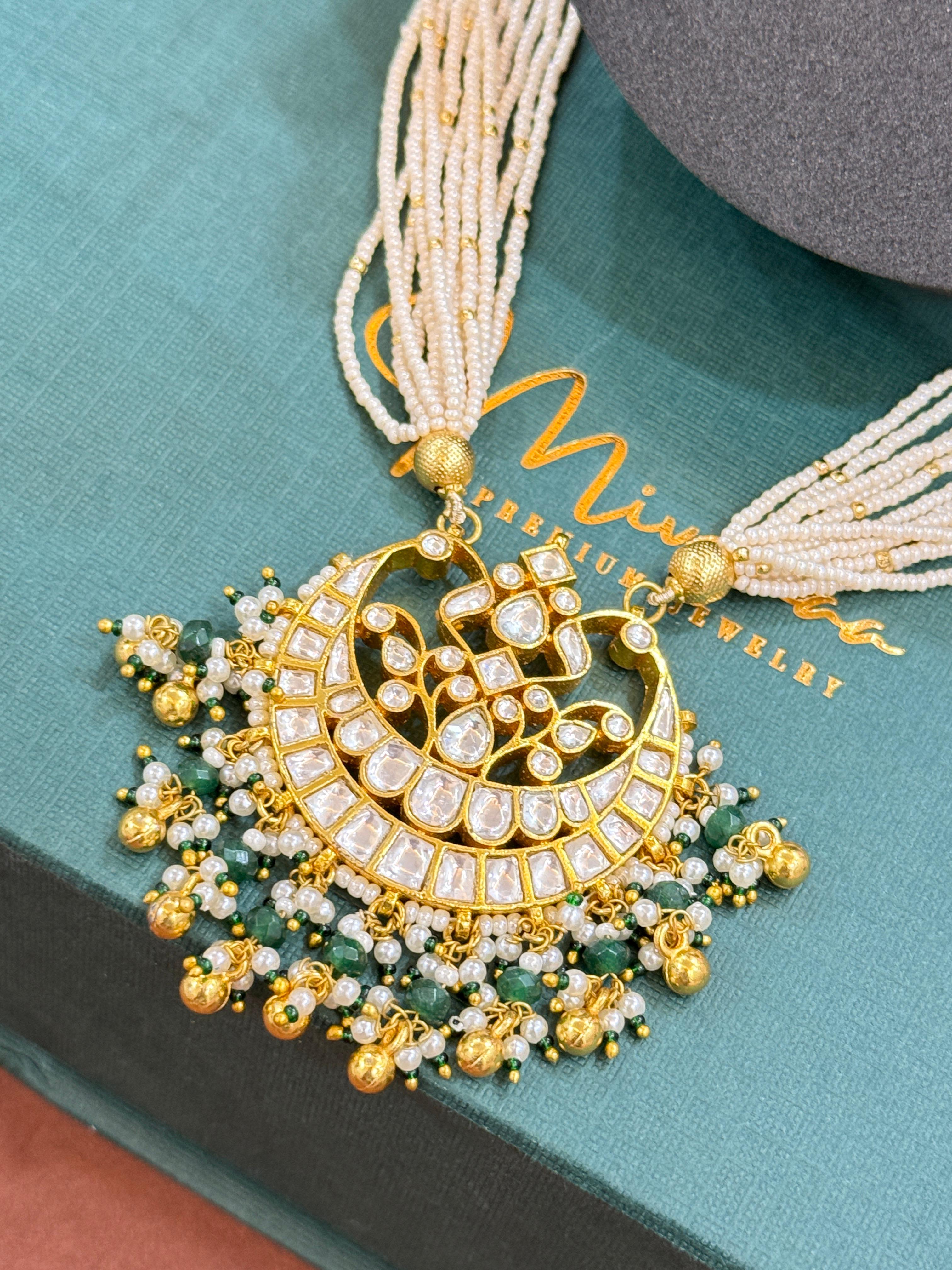 Royal Mehar Pacchi Kundan-Mivanaa