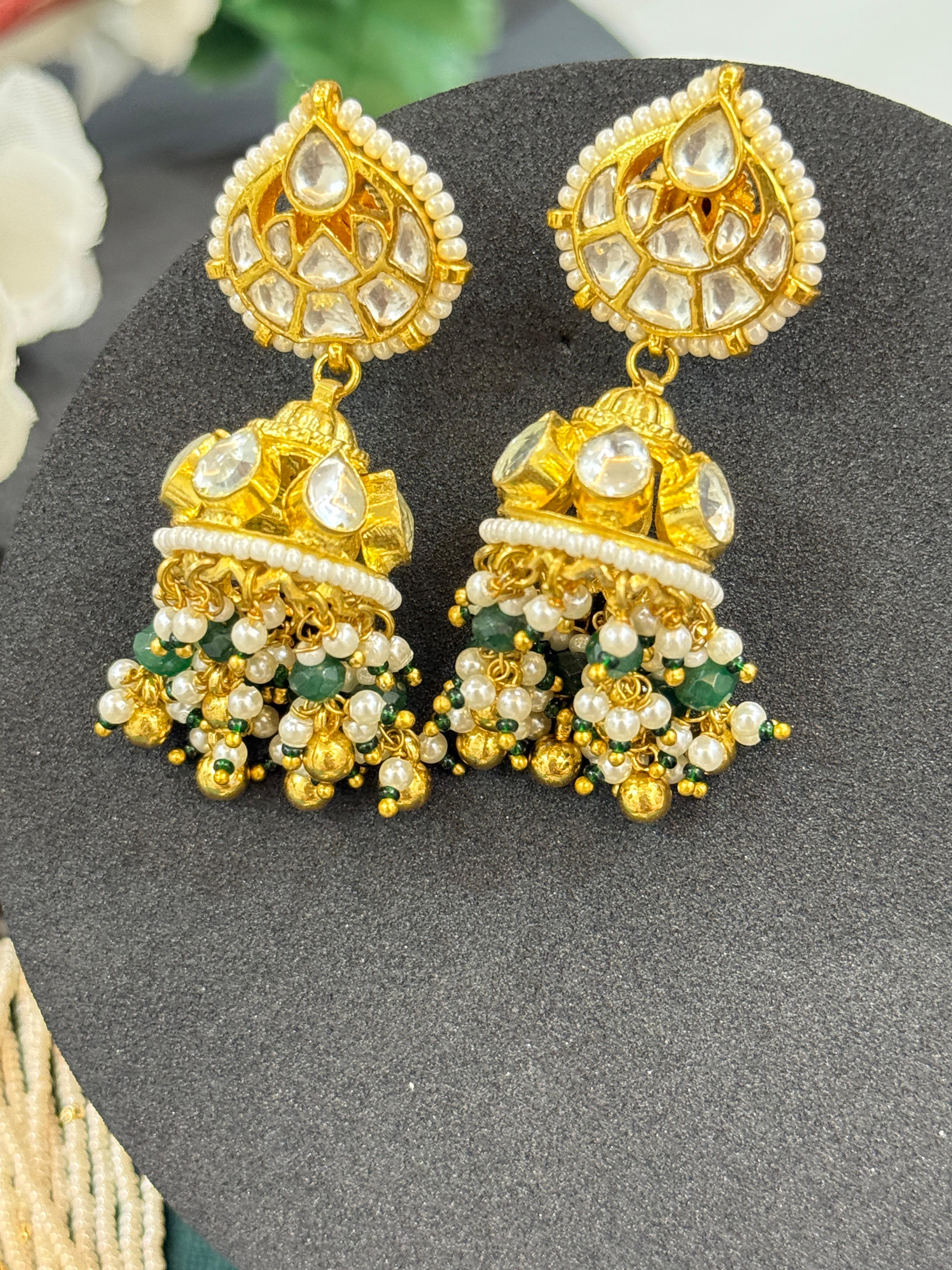 Royal Mehar Pacchi Kundan-Mivanaa