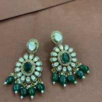 Emerald Mossanite Kundan-Mivanaa