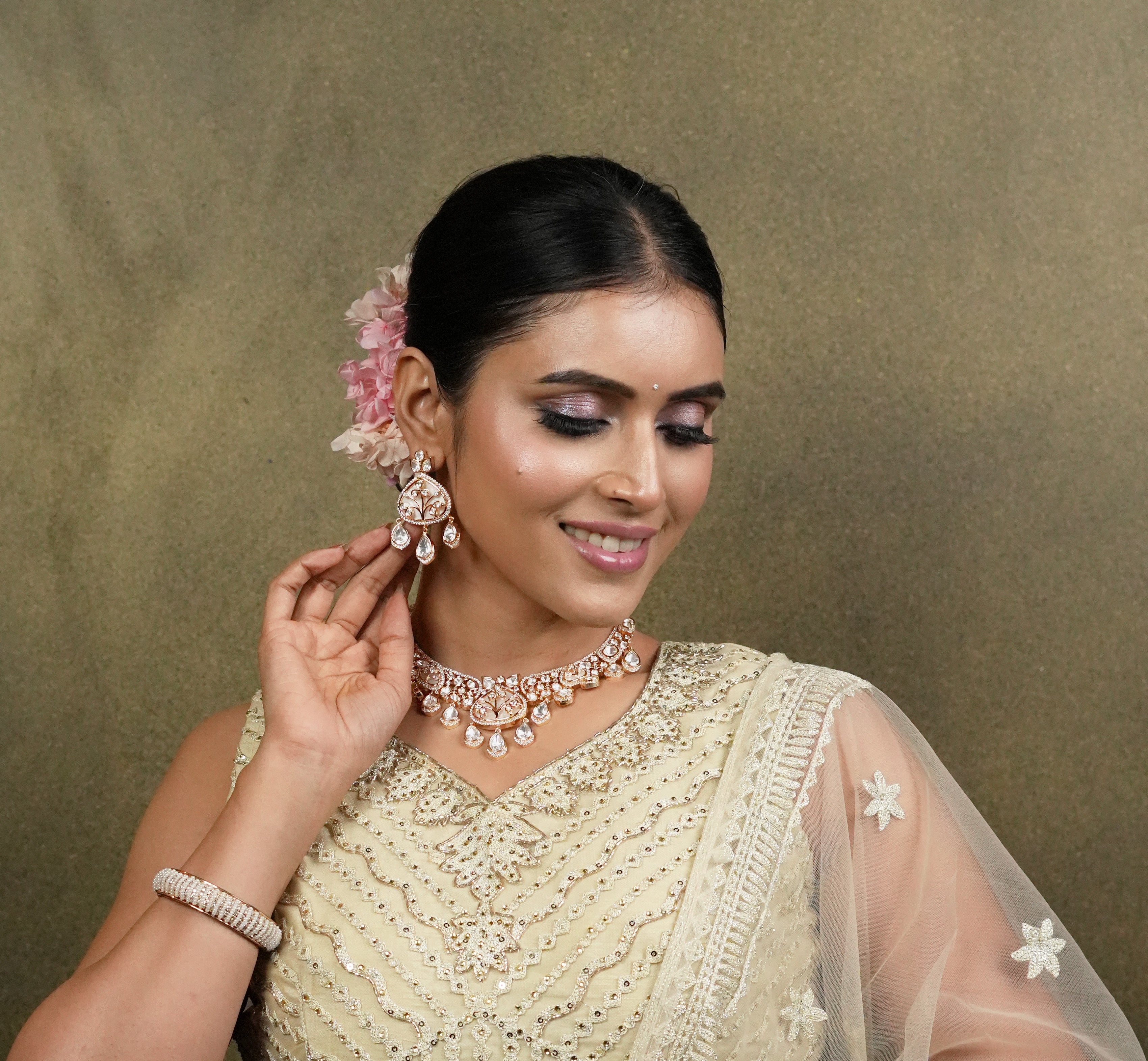 The Mivanaa Regal Kundan Polki Set