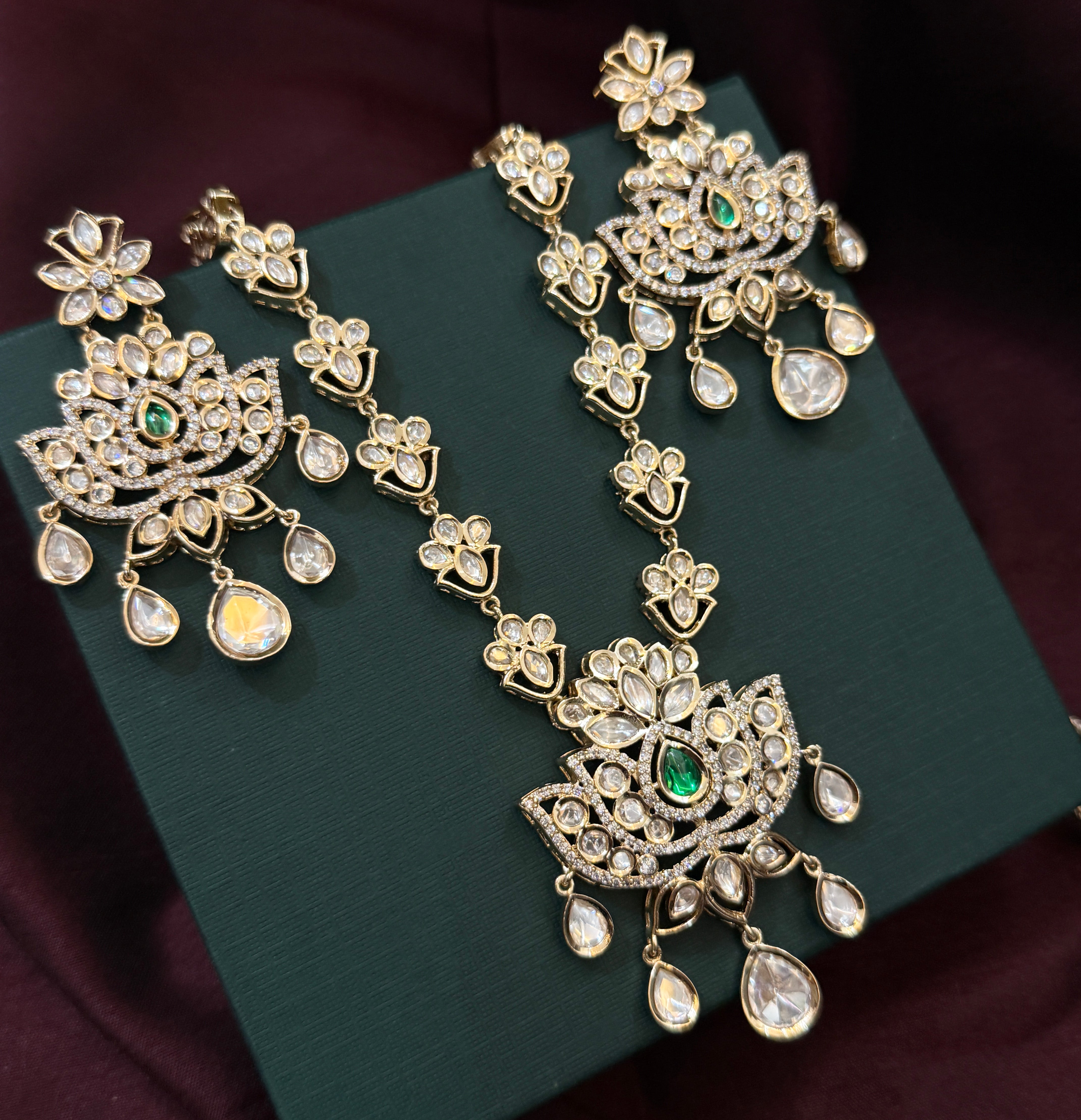 Heritage Polki Jewellery Set