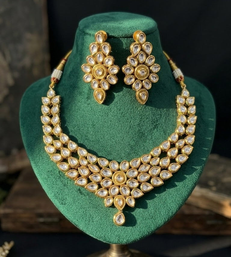 Royal Menaakari Kundan Bridal Necklace