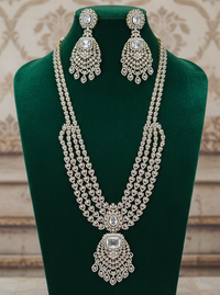 Royal Splendor American Diamond Necklace Set