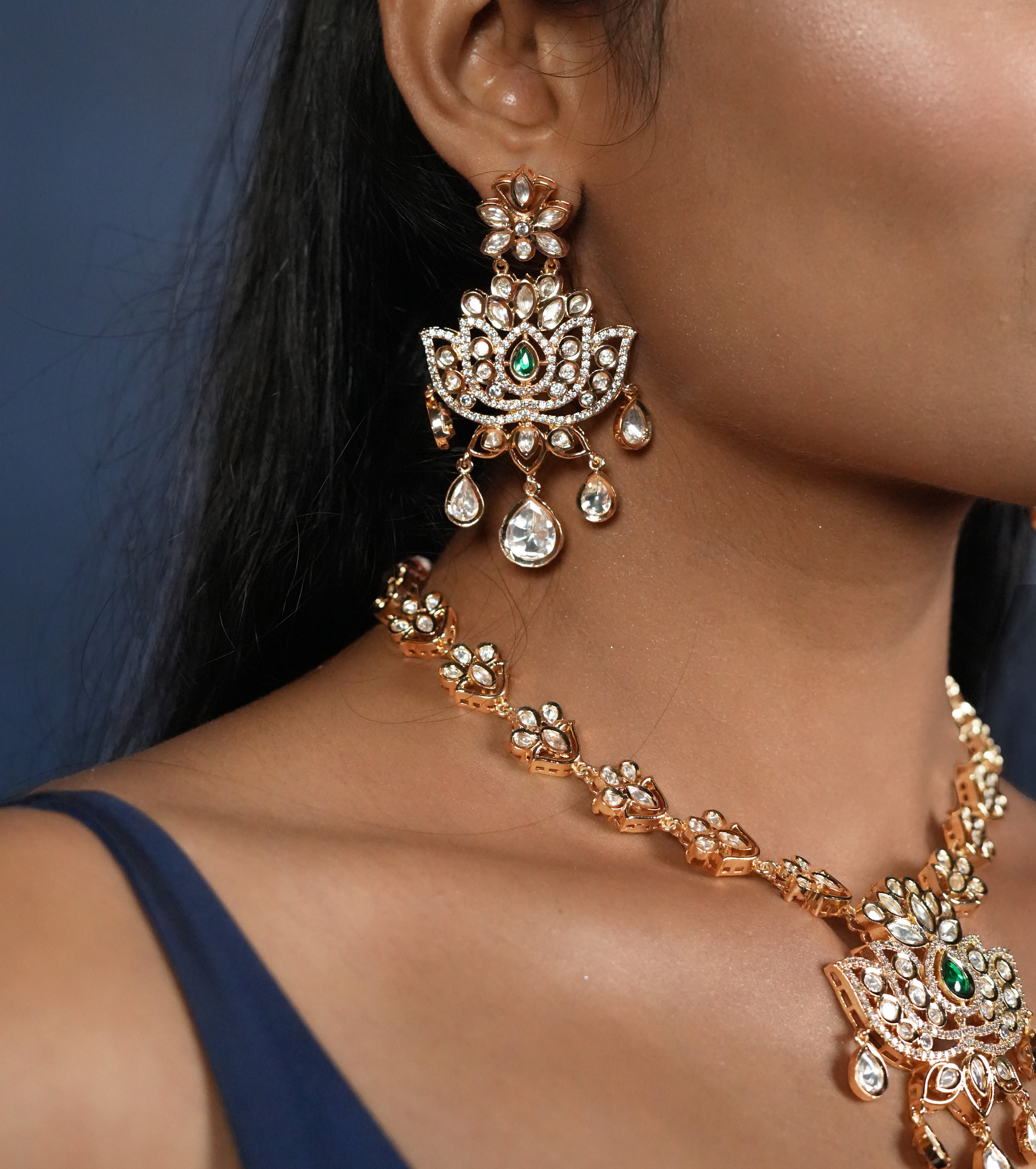 Heritage Polki Jewellery Set