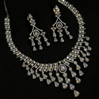 Luxury layered CZ partwear neckalce set