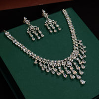 Luxury layered CZ partwear neckalce set